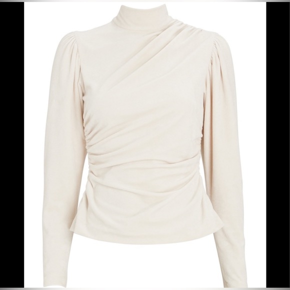 A.L.C. Joss Corduroy Mock Neck Top - Picture 4 of 16